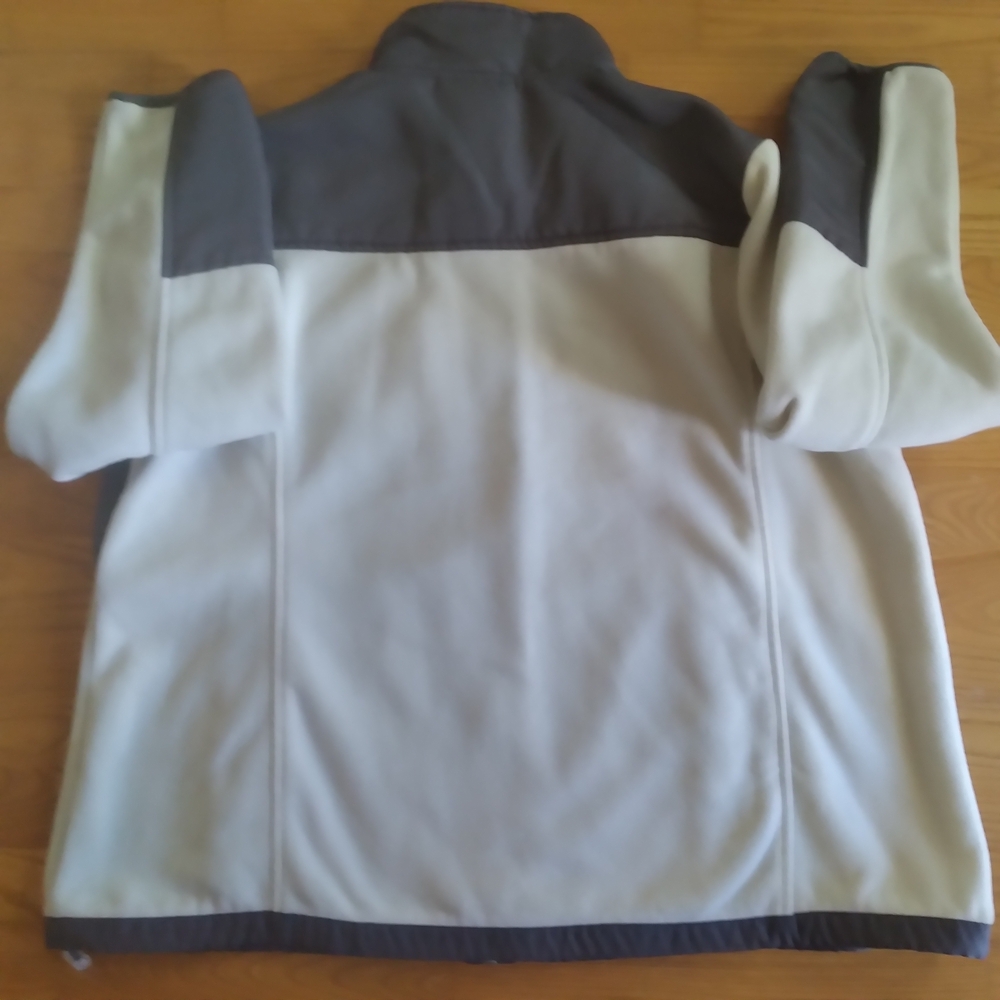 Free Country Men's Cream Gray Outdoors Fleece Soft Shell Gorpcore‎ Winter Jacket - Picture 11 of 12